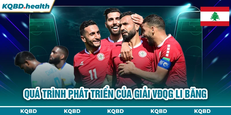VĐQG Li Băng 22 Quá trình phát triển của giải VĐQG Li Băng